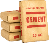 Цемент в мешках